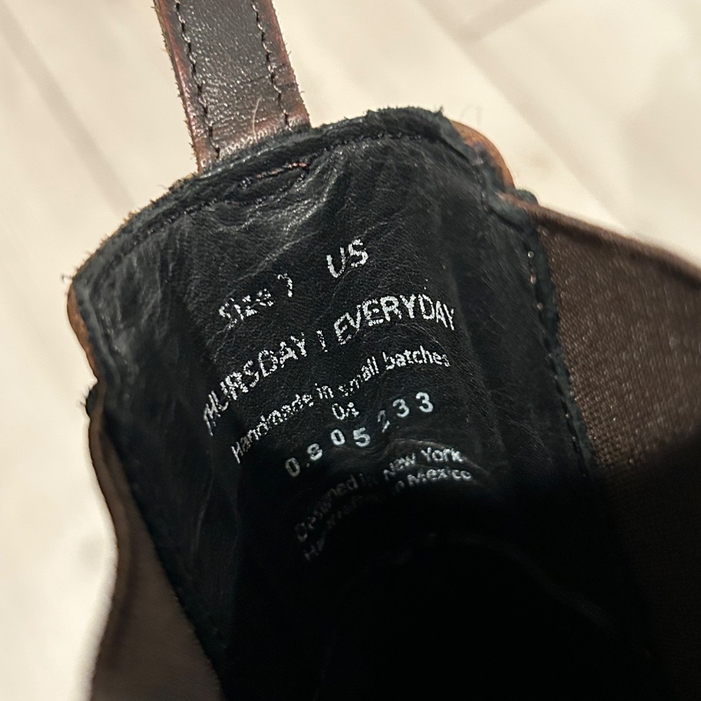 Thursday Duchess Chelsea Boots in Black Coffee - Women's Size 7 - Picture 5 of 9